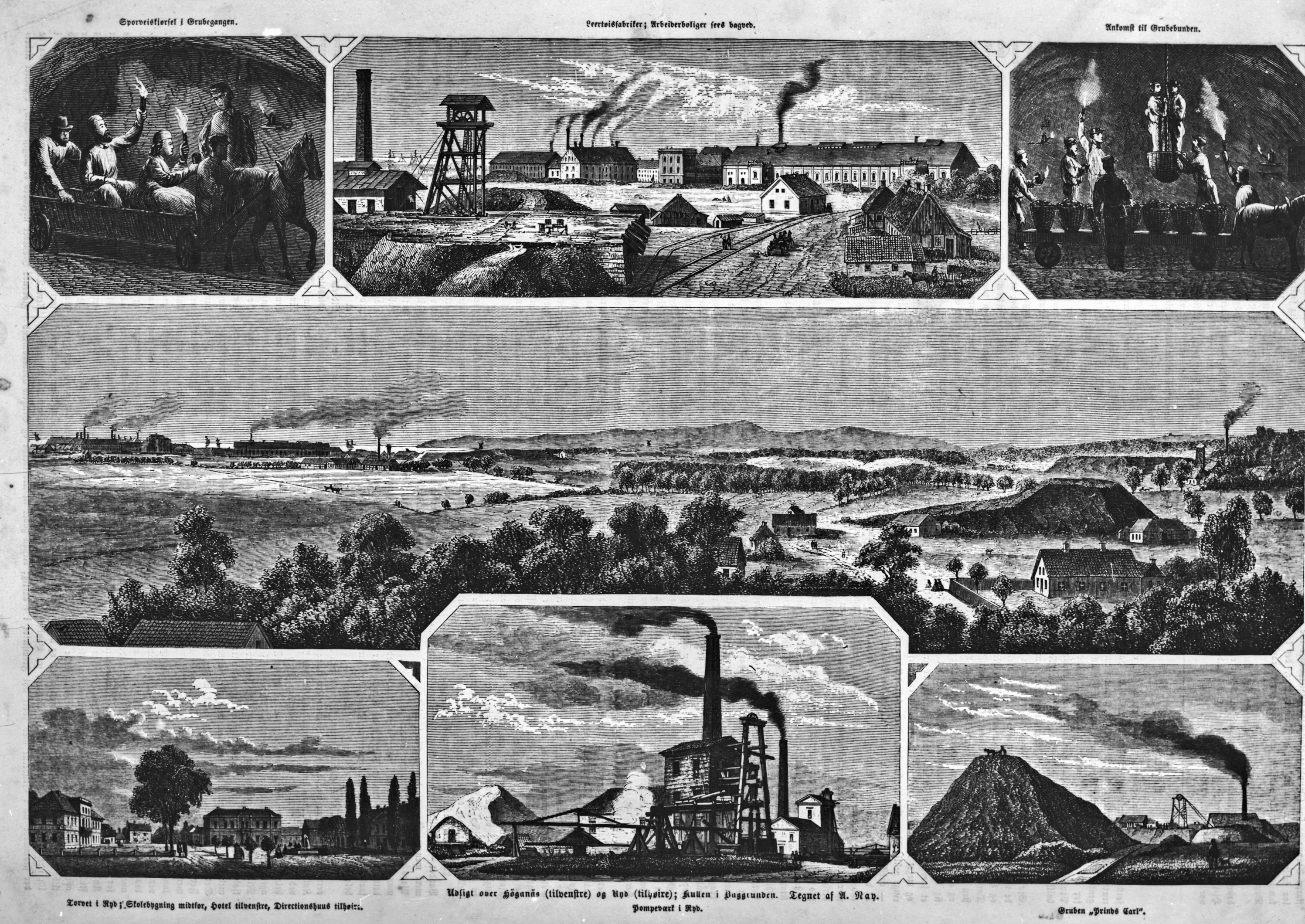 Höganäsbolaget Collage Höganäs före 1910