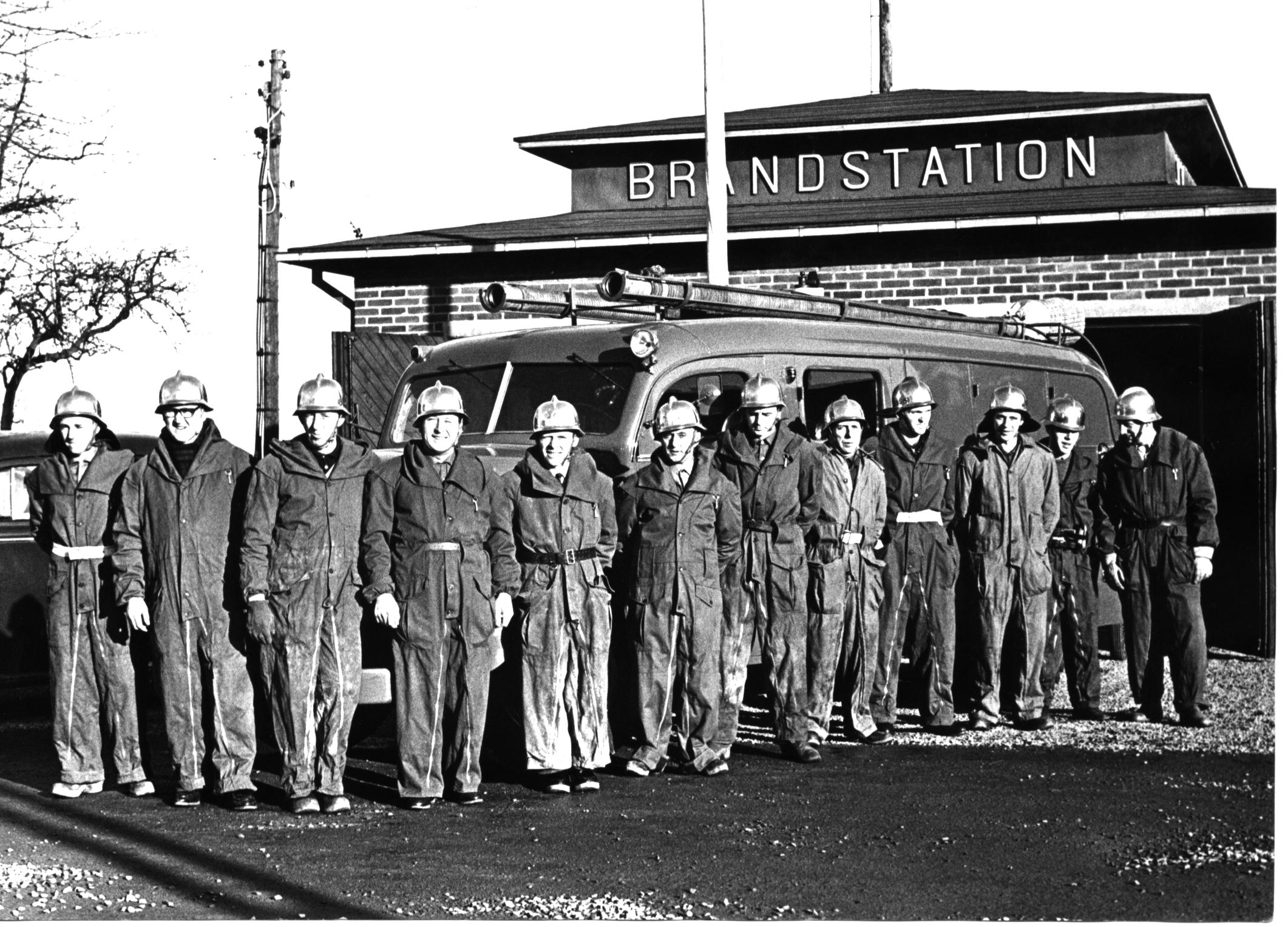 Mjöhults frivilliga brandkår 1964