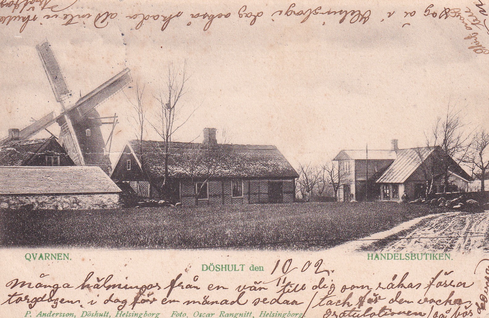 Döshults mölla kring 1900