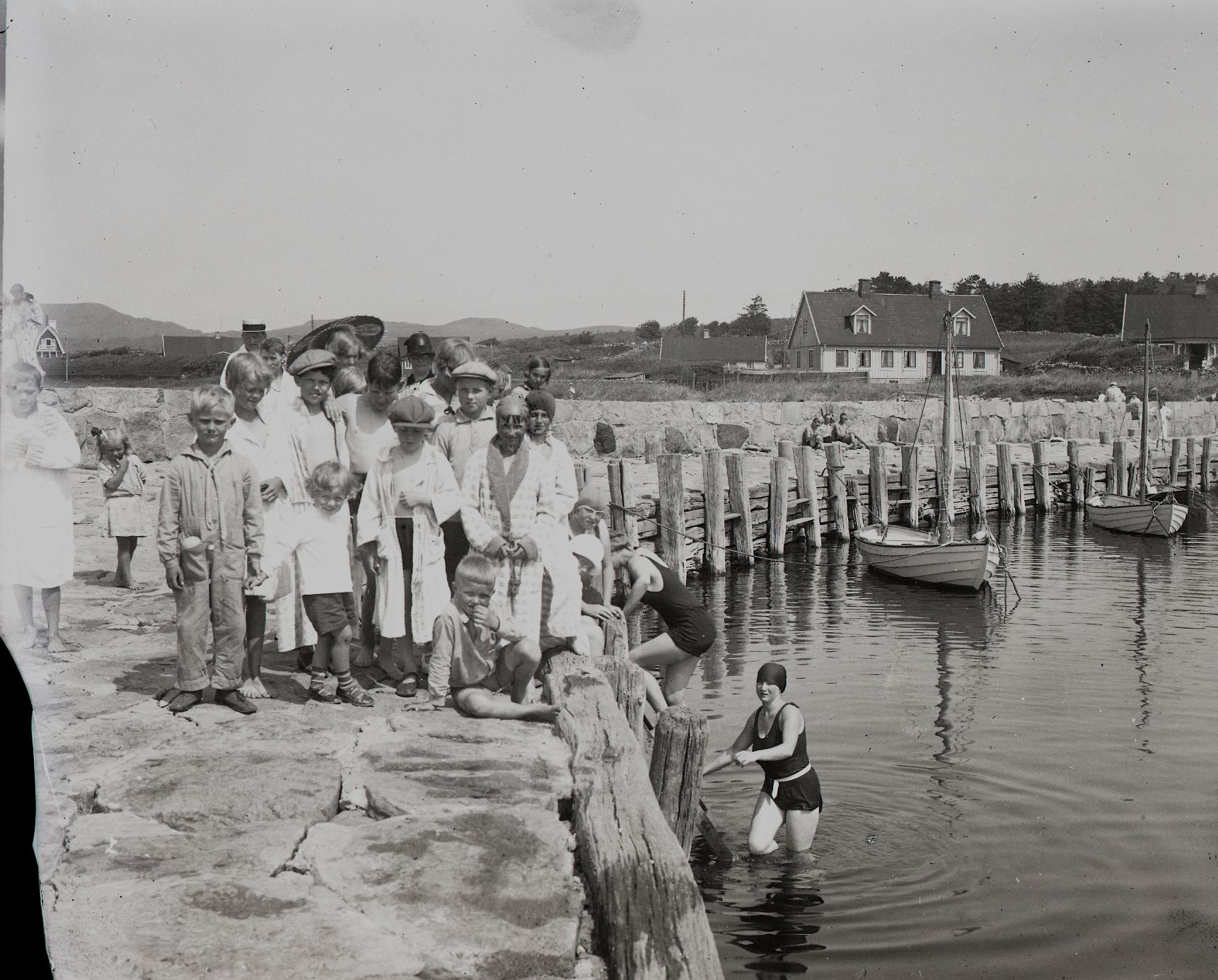 Lerhamn, bad