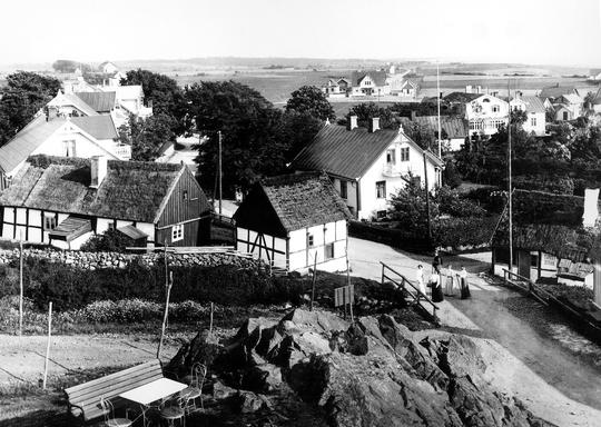 Mölle Vy från uteservering