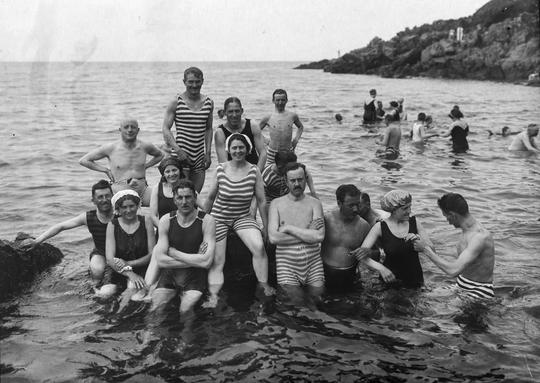 Mölle Badgäster 1913