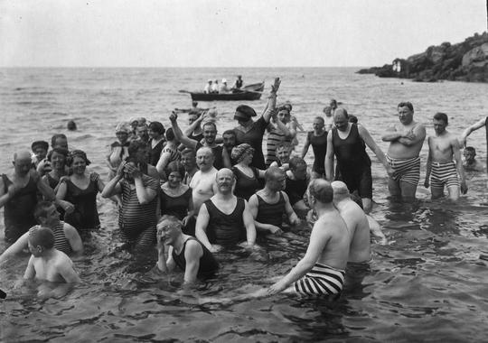 Mölle Badgäster 1913