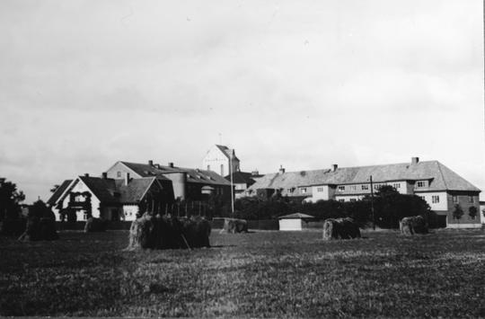 Höganäs Höstackar och kyrkan