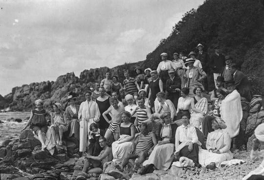 Mölle Badgäster 1913