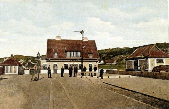 Mölle Stationen, med spår