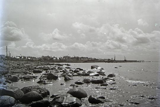 Mölle Vy från Strandvägen mot hamnen