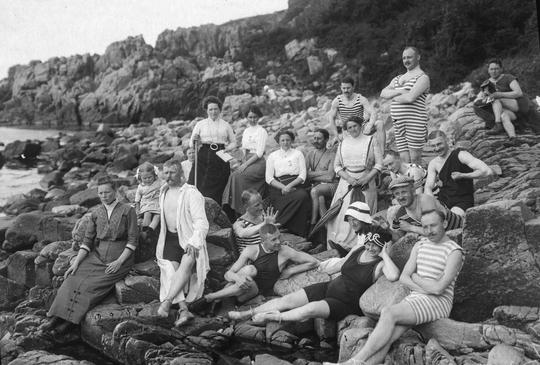 Mölle Badgäster 1913