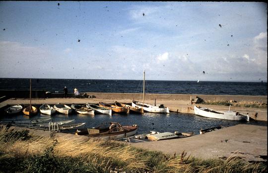 Skärets hamn augusti 1961