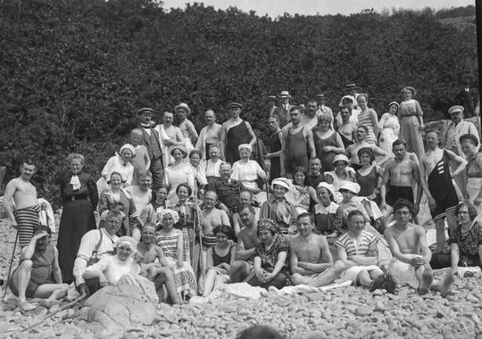 Mölle Badgäster 1913