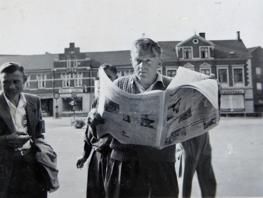 Före avfärden till Danmark 1952