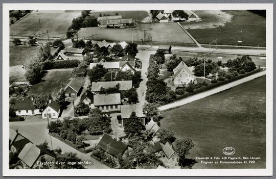 Ingelsträde 1946, flygfoto