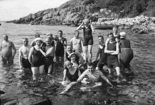 Mölle Badgäster 1913