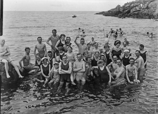 Mölle Badgäster 1913