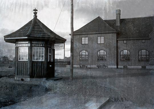 Höganäs Kiosk, Järnvägsstationen