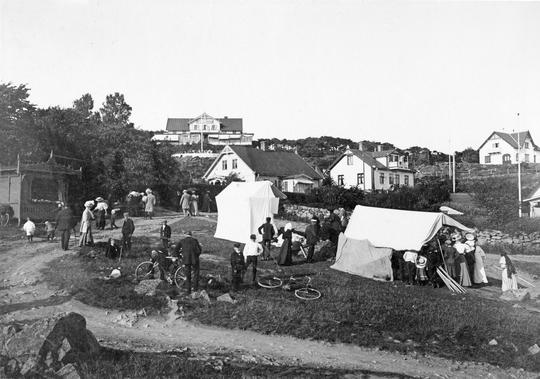 Mölle Hotel Elfverson, tält reses