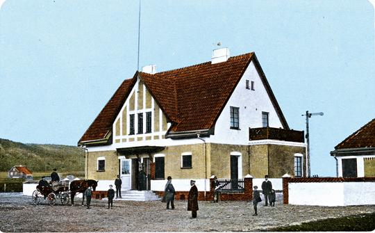 Mölle Stationen, med hästskjuts