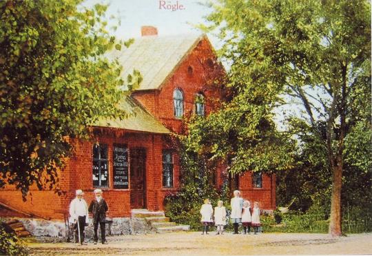 Rögle lanthandel före 1917. Ägare Jansson