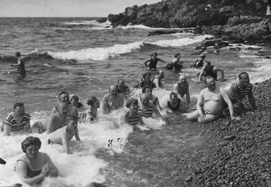 Mölle Badgäster 8 augusti 1913