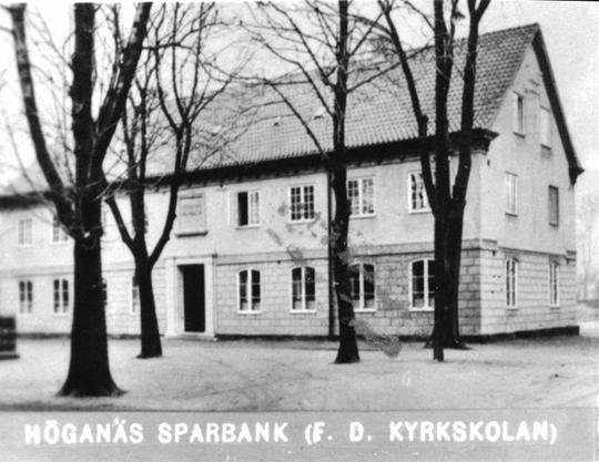 Höganäs sparbank, f d kyrkskolan